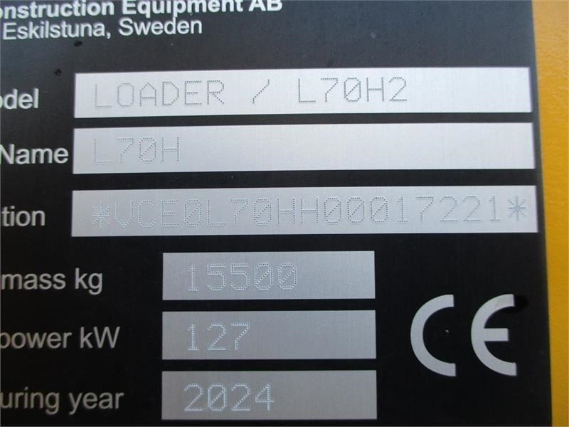 Volvo L 70 H H2 BEMÆRK MED GARANTI FRA VOLVO FREM TIL DE - Колёсный погрузчик: фото 2 Volvo L 70 H H2 BEMÆRK MED GARANTI FRA VOLVO FREM TIL DE - Колёсный погрузчик: фото 2