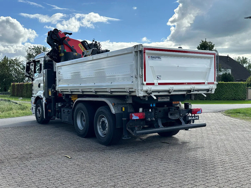 Самосвал, Автоманипулятор MAN TGS 26.430 2022!EURO6!! 6x2!! PALFINGER 23tm+JIB+LIER/WINCH!!DREISEITEN KIPPER/BORDMATIC!!9tkm: фото 8