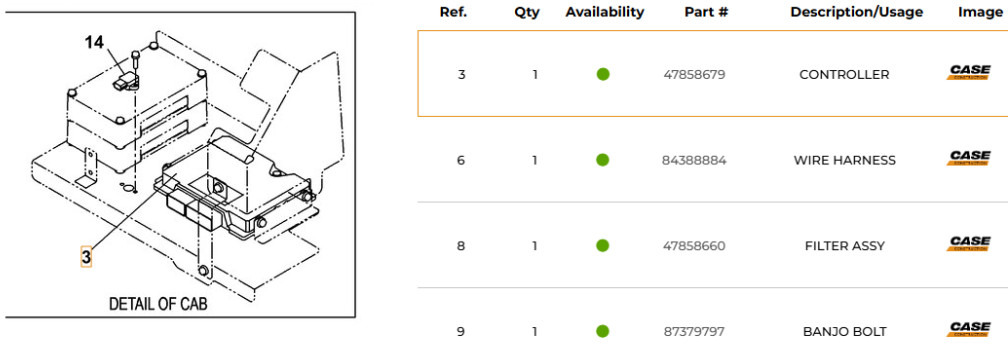 Case 47858679 - Блок управления для Строительной техники: фото 1 Case 47858679 - Блок управления для Строительной техники: фото 1