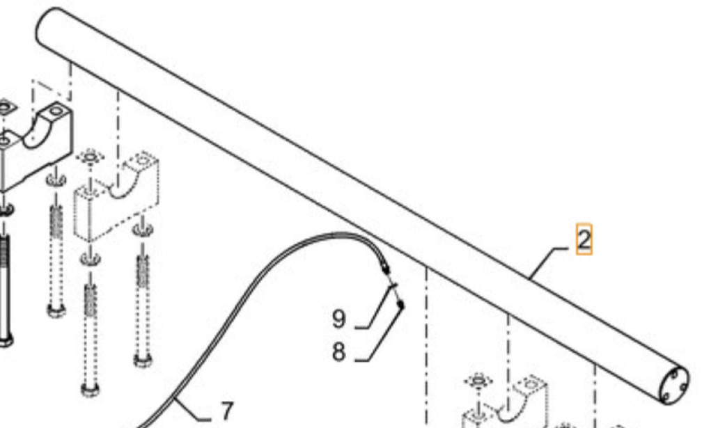 Case 48010044 - 84558552 - Приводный вал для Строительной техники: фото 1 Case 48010044 - 84558552 - Приводный вал для Строительной техники: фото 1