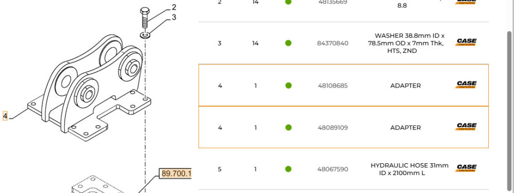 Case 48108685 - Сцепное устройство для Строительной техники: фото 1 Case 48108685 - Сцепное устройство для Строительной техники: фото 1