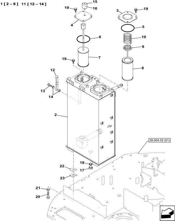 Case KAJ25830 - Бак для гидравлической жидкости для Строительной техники: фото 1 Case KAJ25830 - Бак для гидравлической жидкости для Строительной техники: фото 1
