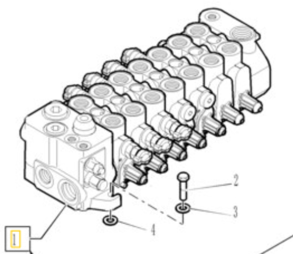 New Holland 87738257 - Гидравлический клапан для Строительной техники: фото 1 New Holland 87738257 - Гидравлический клапан для Строительной техники: фото 1