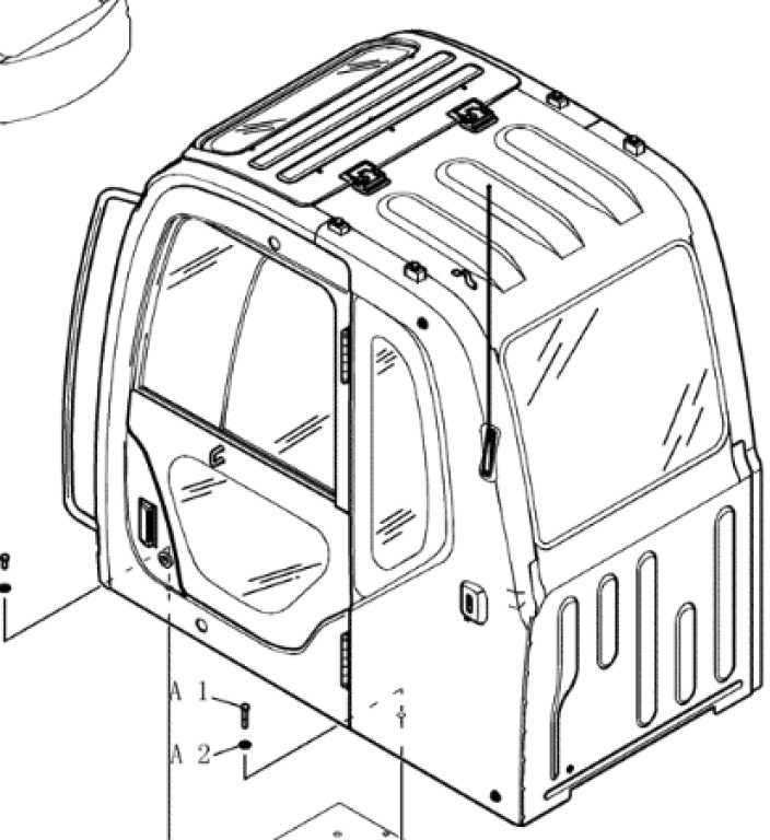 New Holland YN02C00134P1 - YN02C00154F1 - Кабина для Сельскохозяйственной техники: фото 1 New Holland YN02C00134P1 - YN02C00154F1 - Кабина для Сельскохозяйственной техники: фото 1
