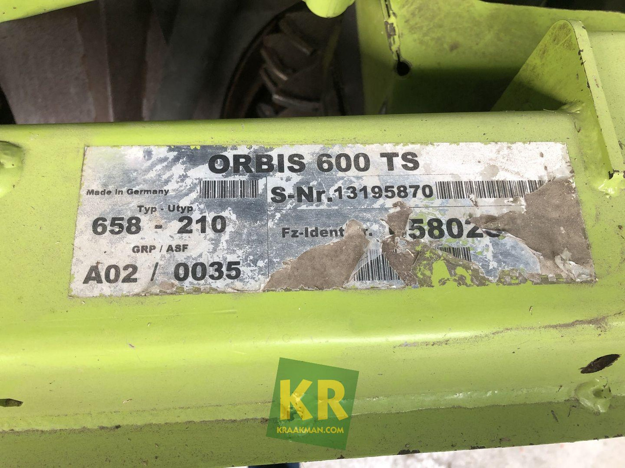 Orbis 600 maisbek Claas - Оборудование для кормоуборочного комбайна: фото 2 Orbis 600 maisbek Claas - Оборудование для кормоуборочного комбайна: фото 2