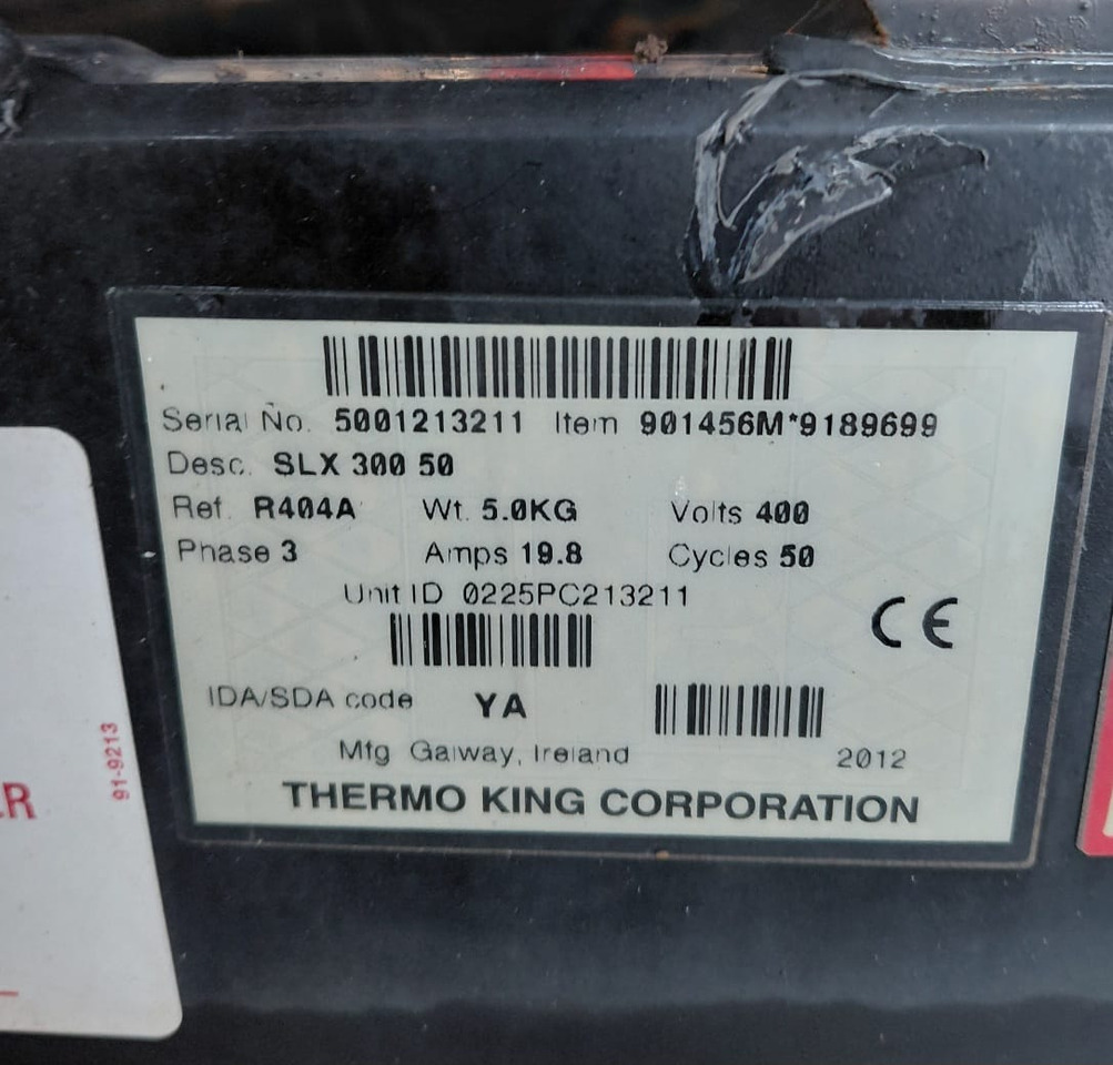 Thermo King SLX300 – S/N : 5001213211 - Холодильная установка: фото 2 Thermo King SLX300 – S/N : 5001213211 - Холодильная установка: фото 2