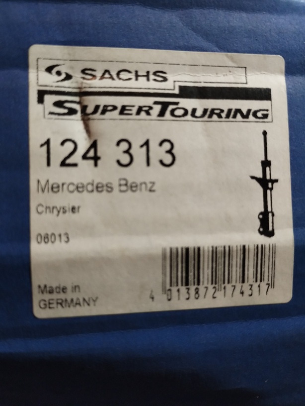 AMORTYZATOR TYLNI 124313 SACHS 0053261000 MERCEDES MP1 MP2 MP3 ACTROS AXOR ATEGO - Амортизатор: фото 2 AMORTYZATOR TYLNI 124313 SACHS 0053261000 MERCEDES MP1 MP2 MP3 ACTROS AXOR ATEGO - Амортизатор: фото 2
