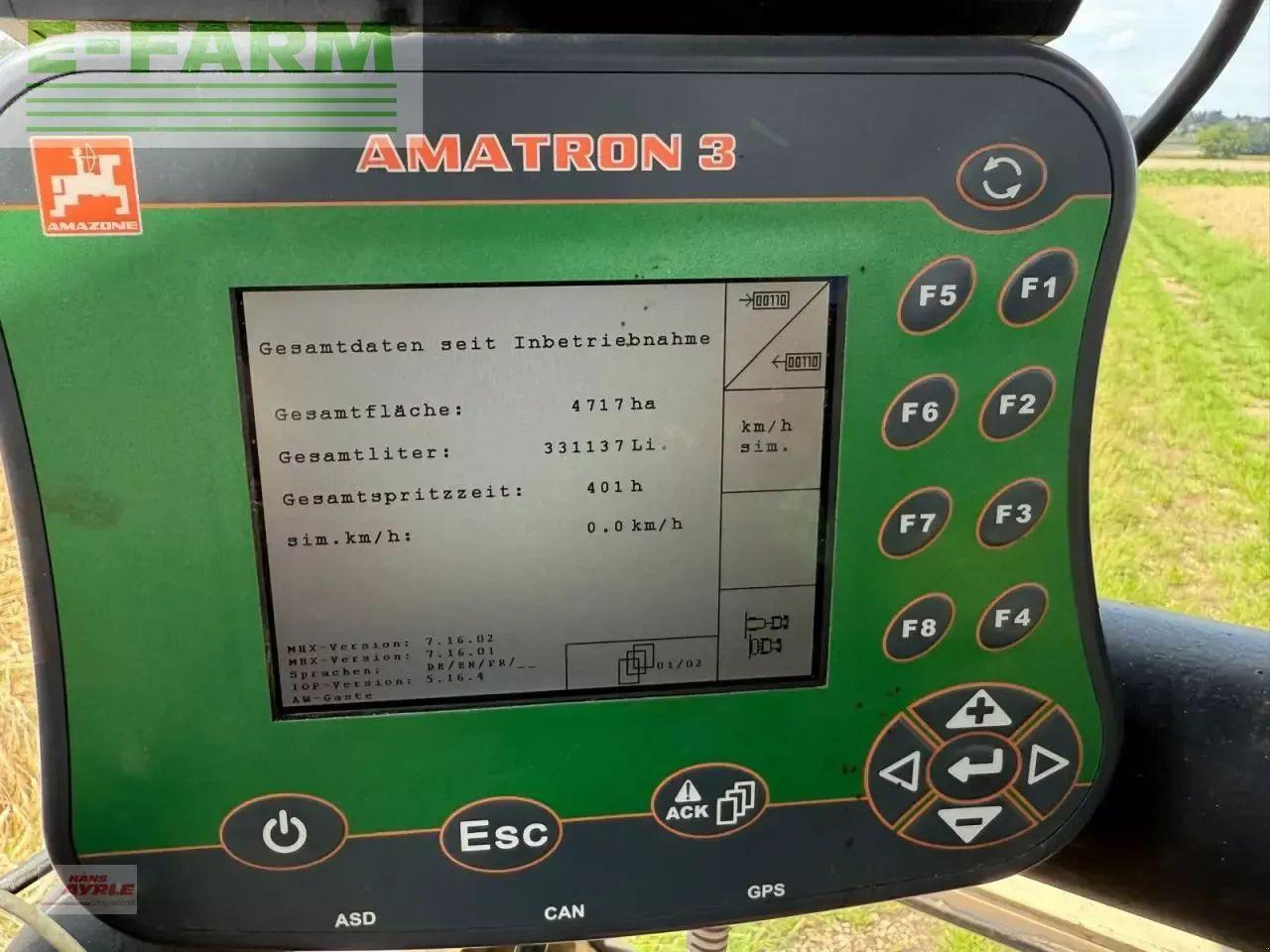 Прицепной опрыскиватель Amazone zetor - amazone rp6-018 selbstfahrer: фото 8