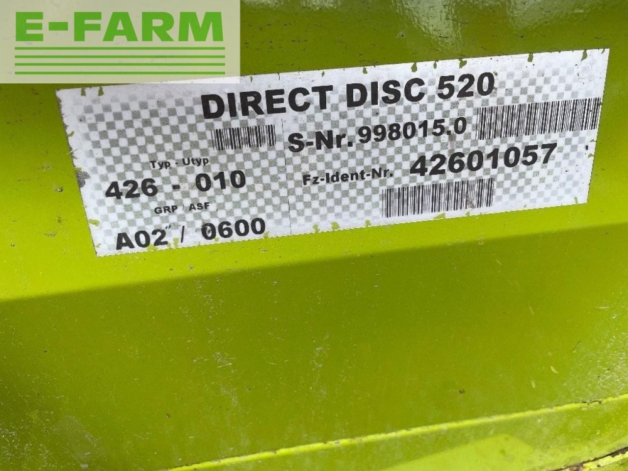 CLAAS direct disc 520 - Оборудование для кормоуборочного комбайна: фото 5 CLAAS direct disc 520 - Оборудование для кормоуборочного комбайна: фото 5