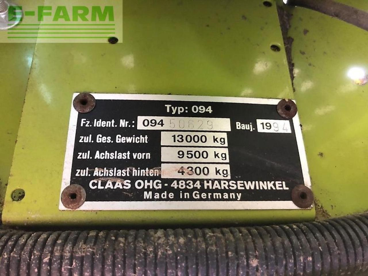 Зерноуборочный комбайн CLAAS mega 208: фото 33 Зерноуборочный комбайн CLAAS mega 208: фото 33