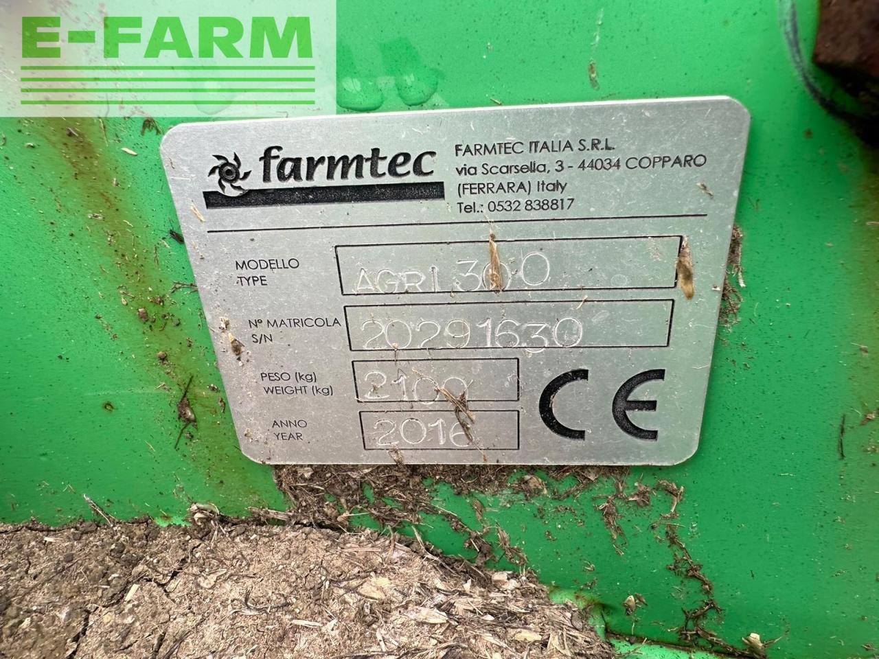 Farmtech Agri 300 - Техника для обработки почвы: фото 4 Farmtech Agri 300 - Техника для обработки почвы: фото 4