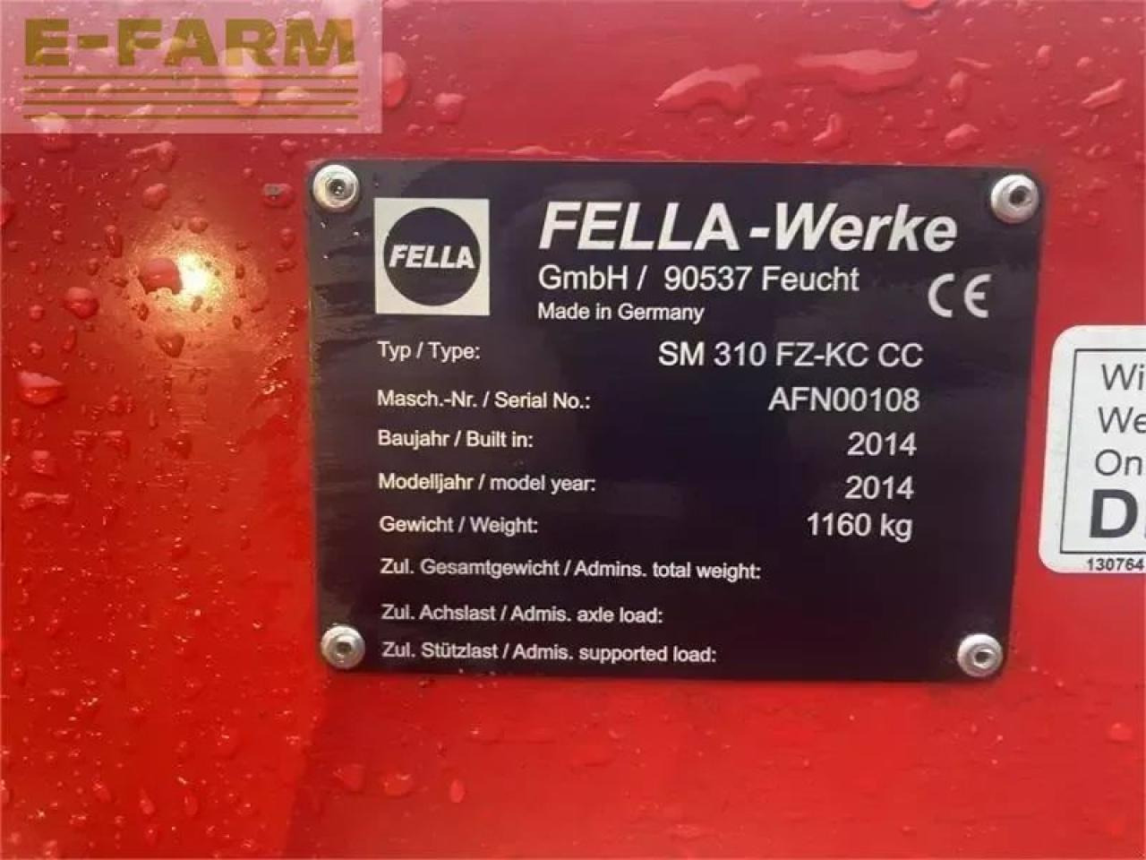 Fella sm 991 tl-kc / sm 310 fz kc - Косилка: фото 3 Fella sm 991 tl-kc / sm 310 fz kc - Косилка: фото 3