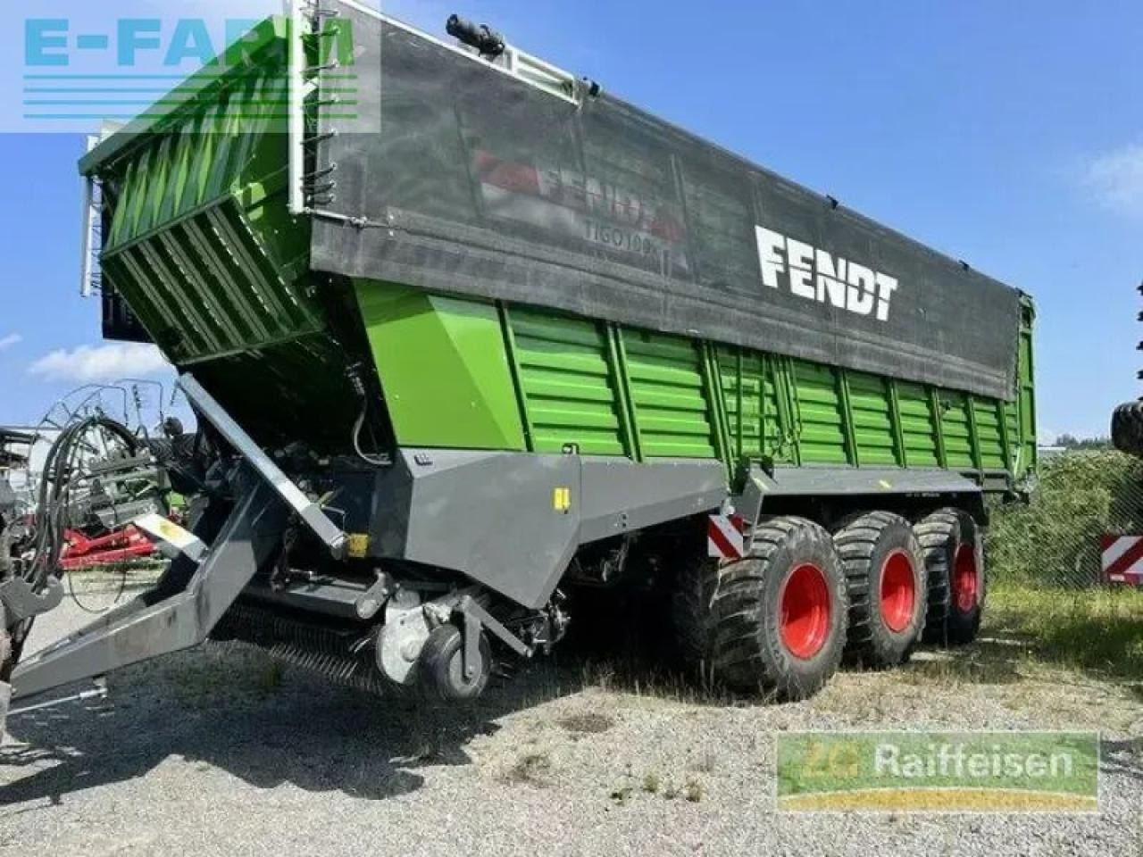 Fendt tigo 100 xr - Самозагружающийся прицеп: фото 1 Fendt tigo 100 xr - Самозагружающийся прицеп: фото 1