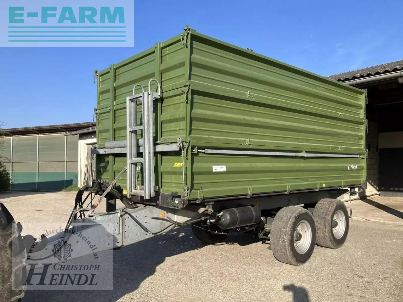 Fliegl tdk 130 fox - Сельскохозяйственный прицеп-самосвал: фото 2 Fliegl tdk 130 fox - Сельскохозяйственный прицеп-самосвал: фото 2