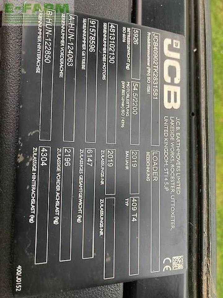 JCB 409 - Мини-экскаватор: фото 1 JCB 409 - Мини-экскаватор: фото 1