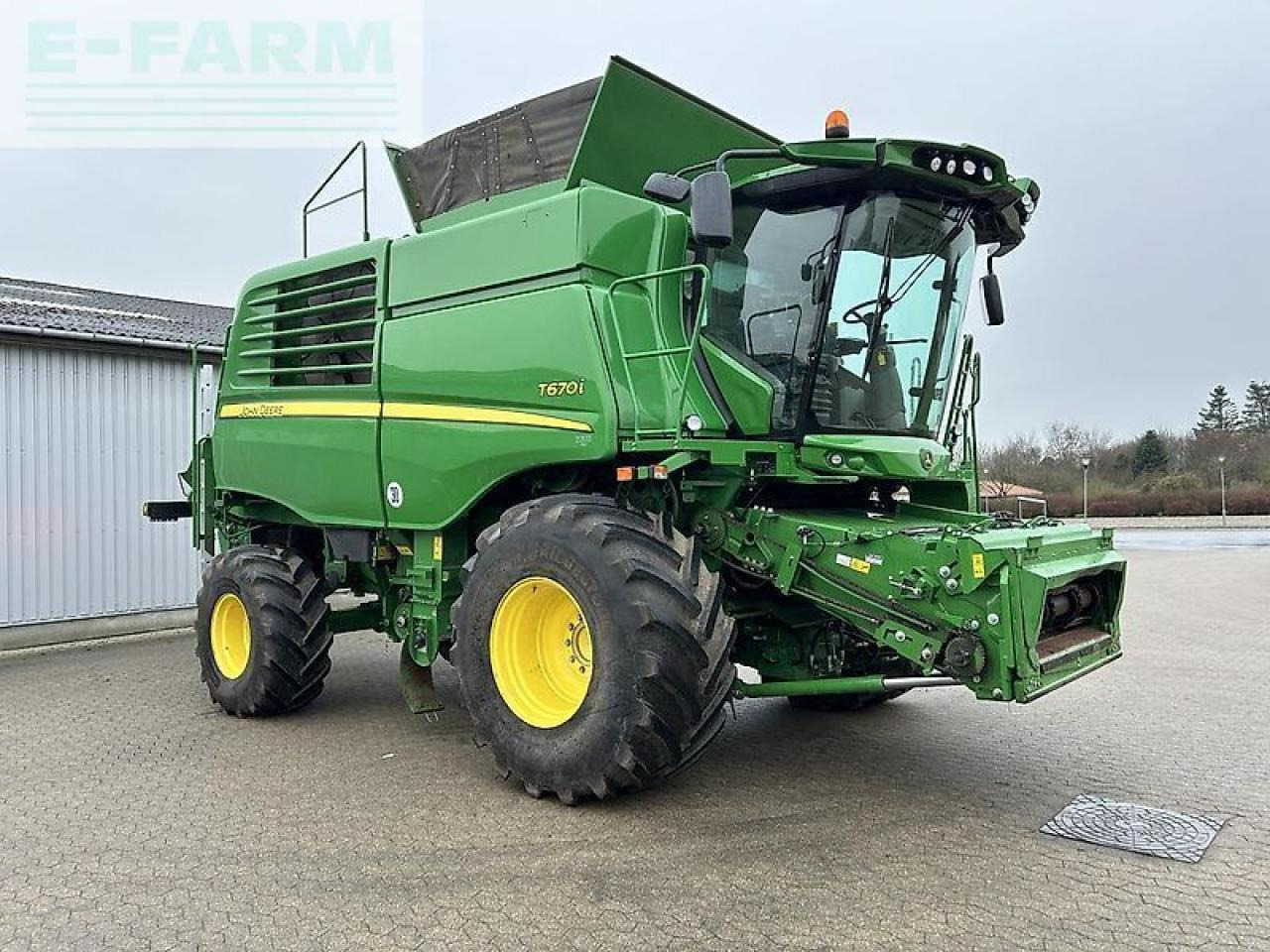 Зерноуборочный комбайн John Deere t670: фото 8