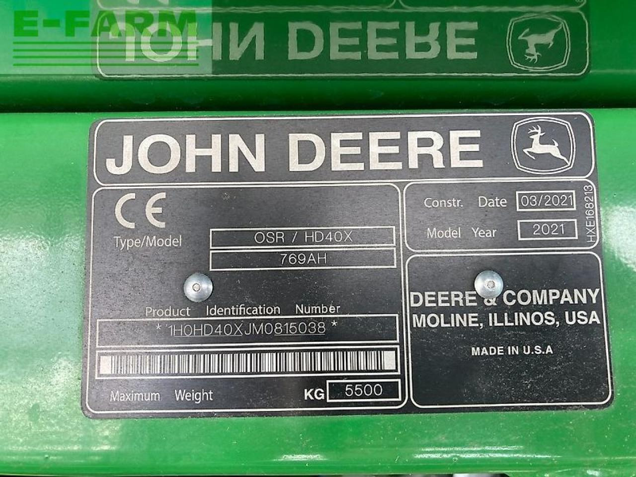 Зерноуборочный комбайн John Deere x9 1100: фото 39 Зерноуборочный комбайн John Deere x9 1100: фото 39