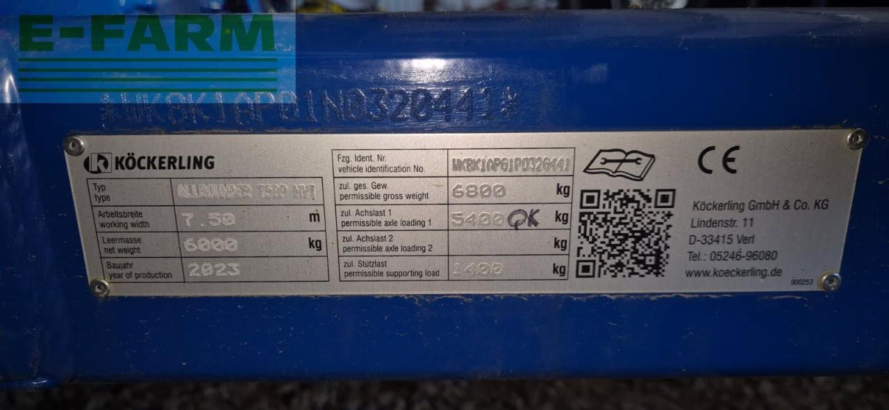 Köckerling ALLROUNDER 750P PROFILINE - Культиватор: фото 3 Köckerling ALLROUNDER 750P PROFILINE - Культиватор: фото 3