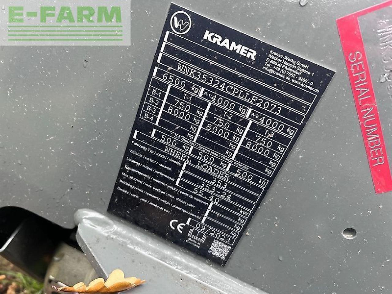 Телескопический погрузчик Kramer kl 36.5 stufe v: фото 6 Телескопический погрузчик Kramer kl 36.5 stufe v: фото 6