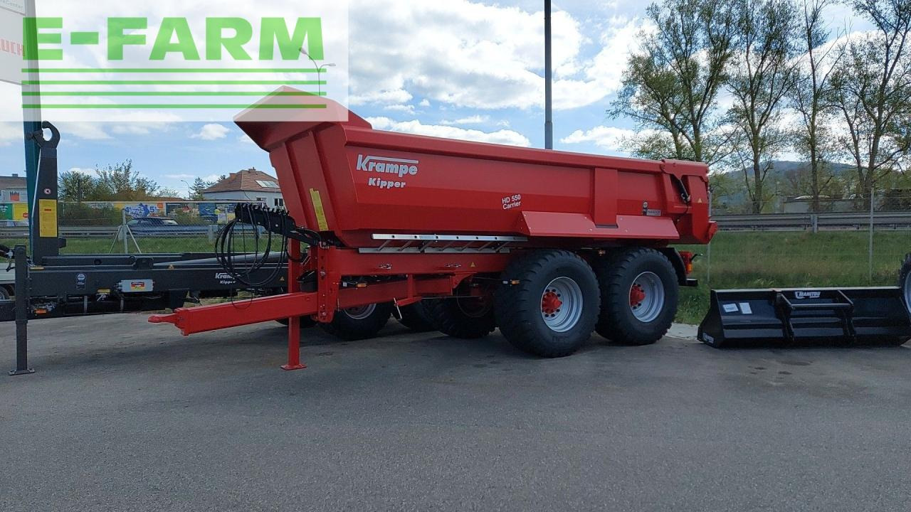 Krampe HD 550 Carrier - Сельскохозяйственный прицеп-самосвал: фото 1 Krampe HD 550 Carrier - Сельскохозяйственный прицеп-самосвал: фото 1