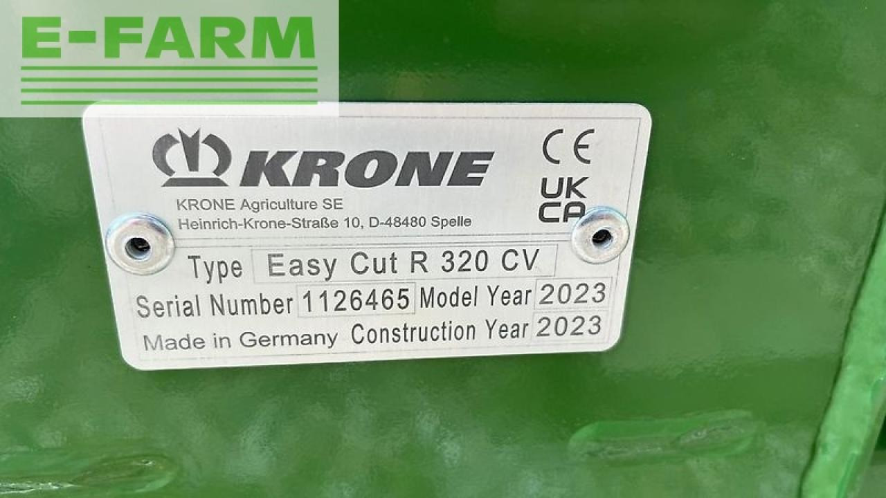 Krone easycut r 320 cv - Косилка: фото 5 Krone easycut r 320 cv - Косилка: фото 5