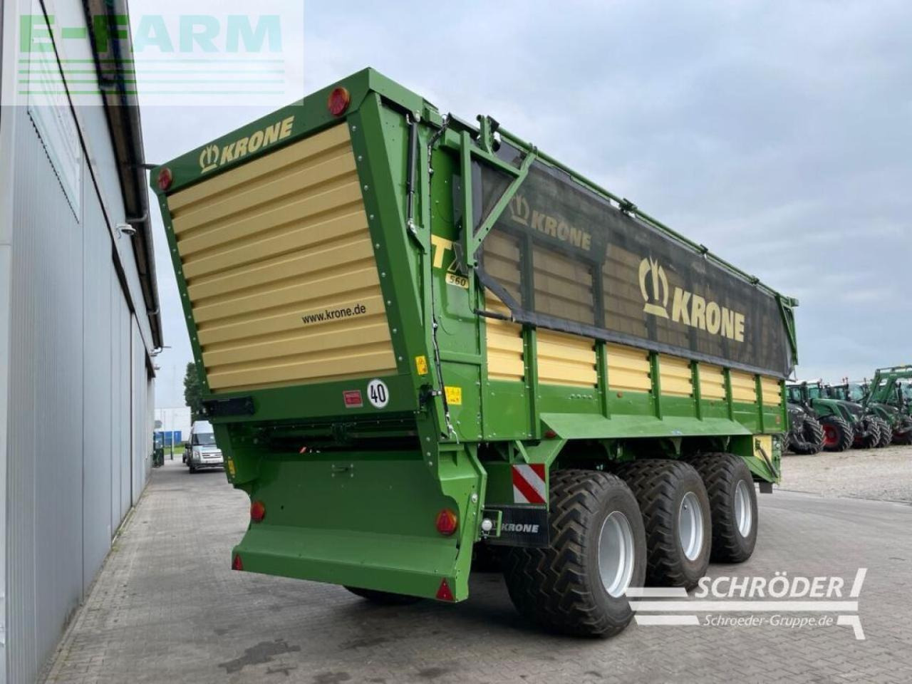 Krone tx 560 | waage + laderaumabdeckung - Сельскохозяйственный прицеп-самосвал: фото 3 Krone tx 560 | waage + laderaumabdeckung - Сельскохозяйственный прицеп-самосвал: фото 3