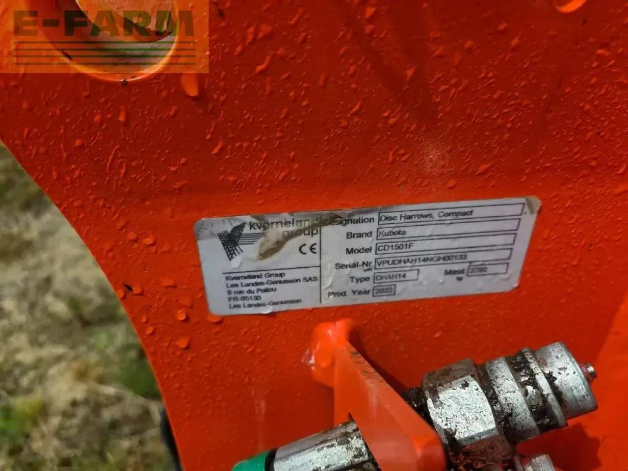 Kubota cd1501f - Культиватор: фото 4 Kubota cd1501f - Культиватор: фото 4