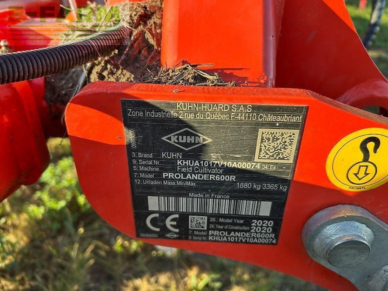 Kuhn prolander 600r - Культиватор: фото 5 Kuhn prolander 600r - Культиватор: фото 5