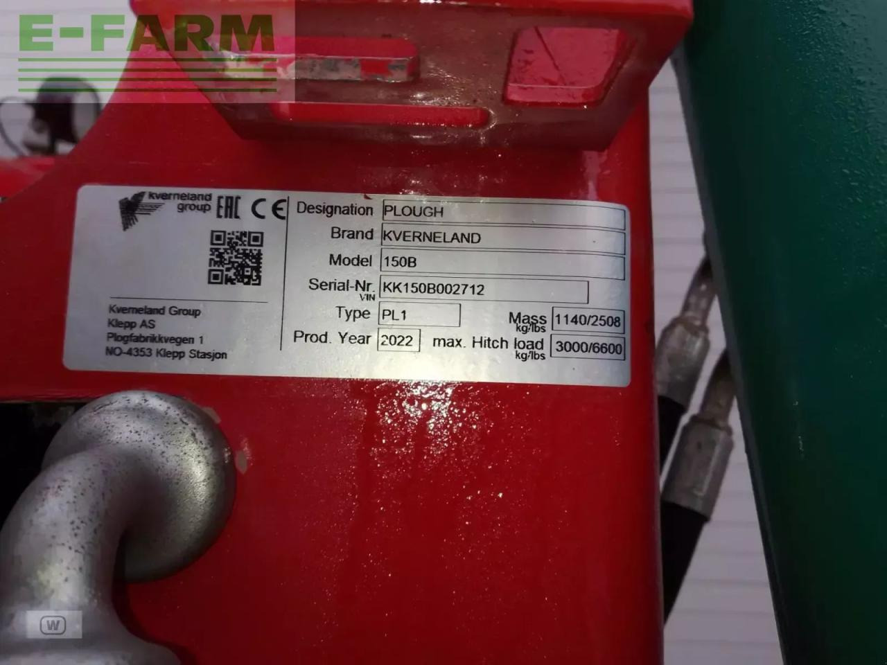 Kverneland 150 b - Плуг: фото 2 Kverneland 150 b - Плуг: фото 2