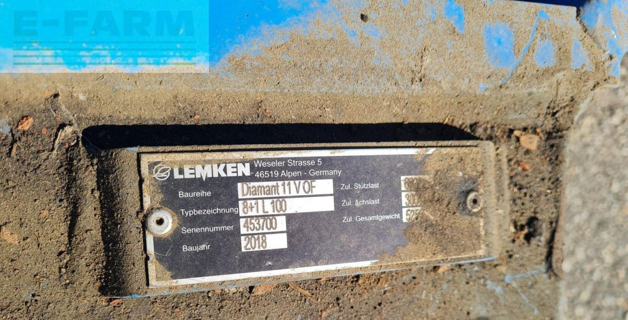 Lemken diamant 11vt6+1l100 - Плуг: фото 3 Lemken diamant 11vt6+1l100 - Плуг: фото 3