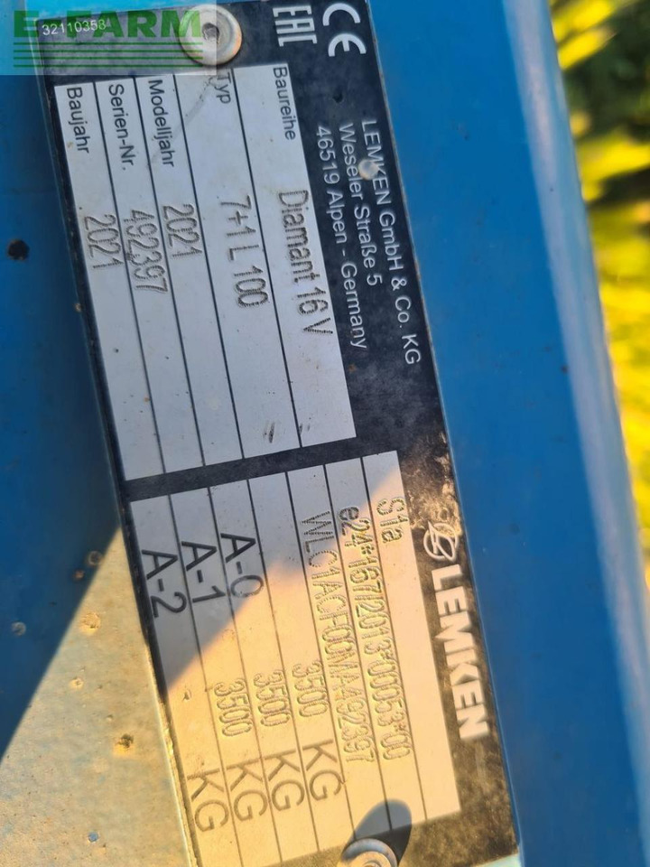 Lemken diamant 16 v 7+1 - Плуг: фото 4 Lemken diamant 16 v 7+1 - Плуг: фото 4