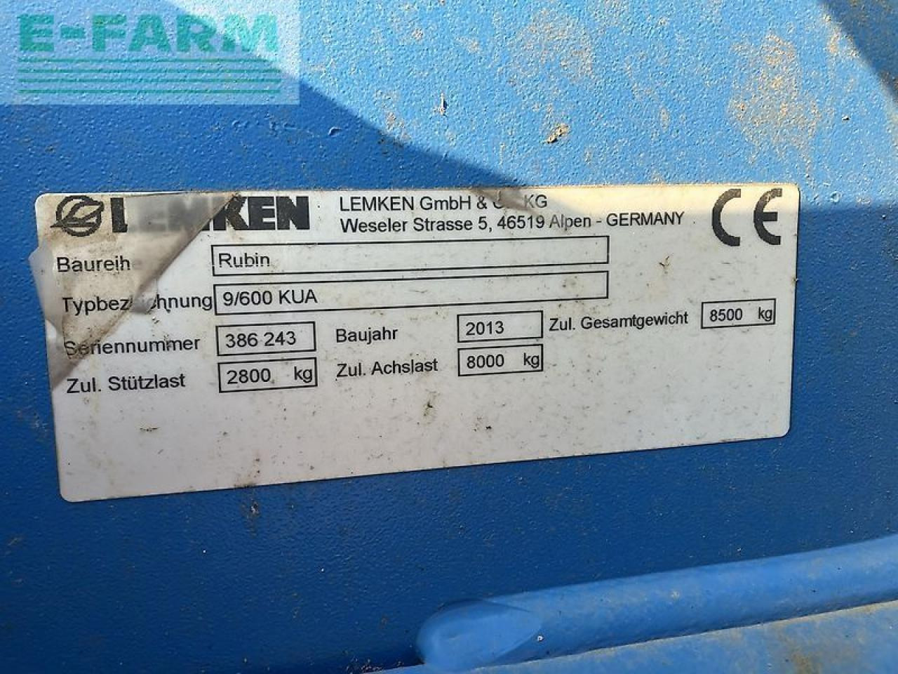 Сеялка Lemken rubin 9/600 kua +solitair 9/600 ka-ds: фото 10