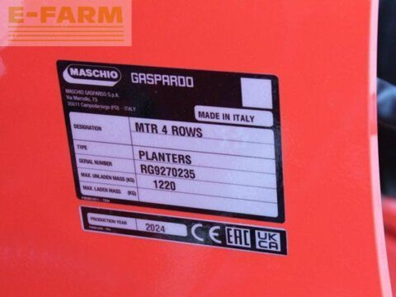 Maschio mtr 4 - Сеялка точного высева: фото 2 Maschio mtr 4 - Сеялка точного высева: фото 2