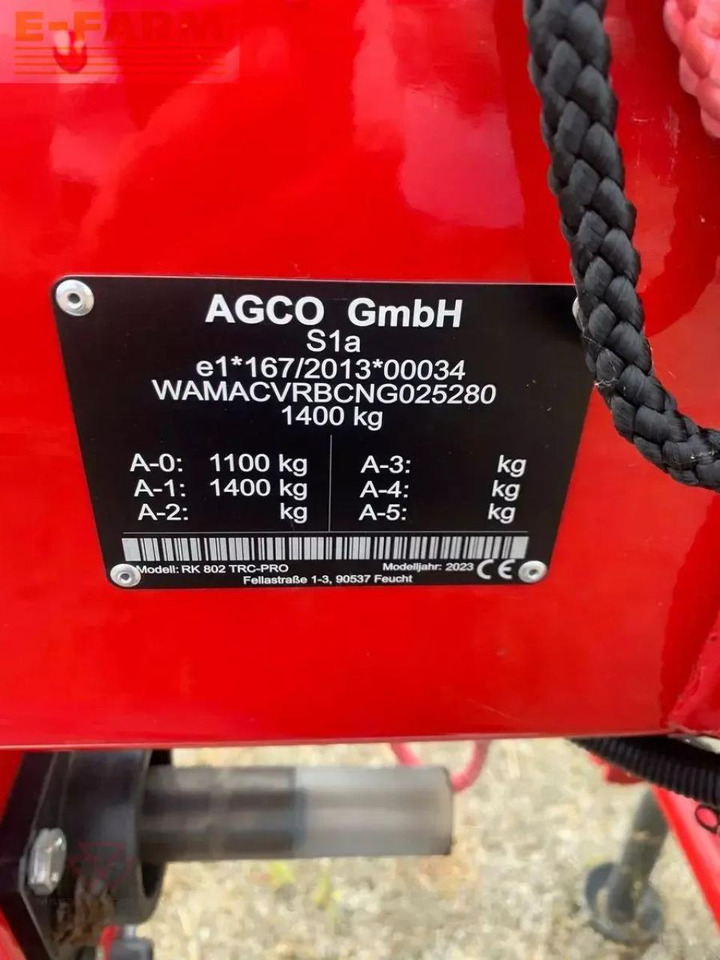 Massey Ferguson massey ferguson rk802trc-pro - Сеноворошилка: фото 2 Massey Ferguson massey ferguson rk802trc-pro - Сеноворошилка: фото 2