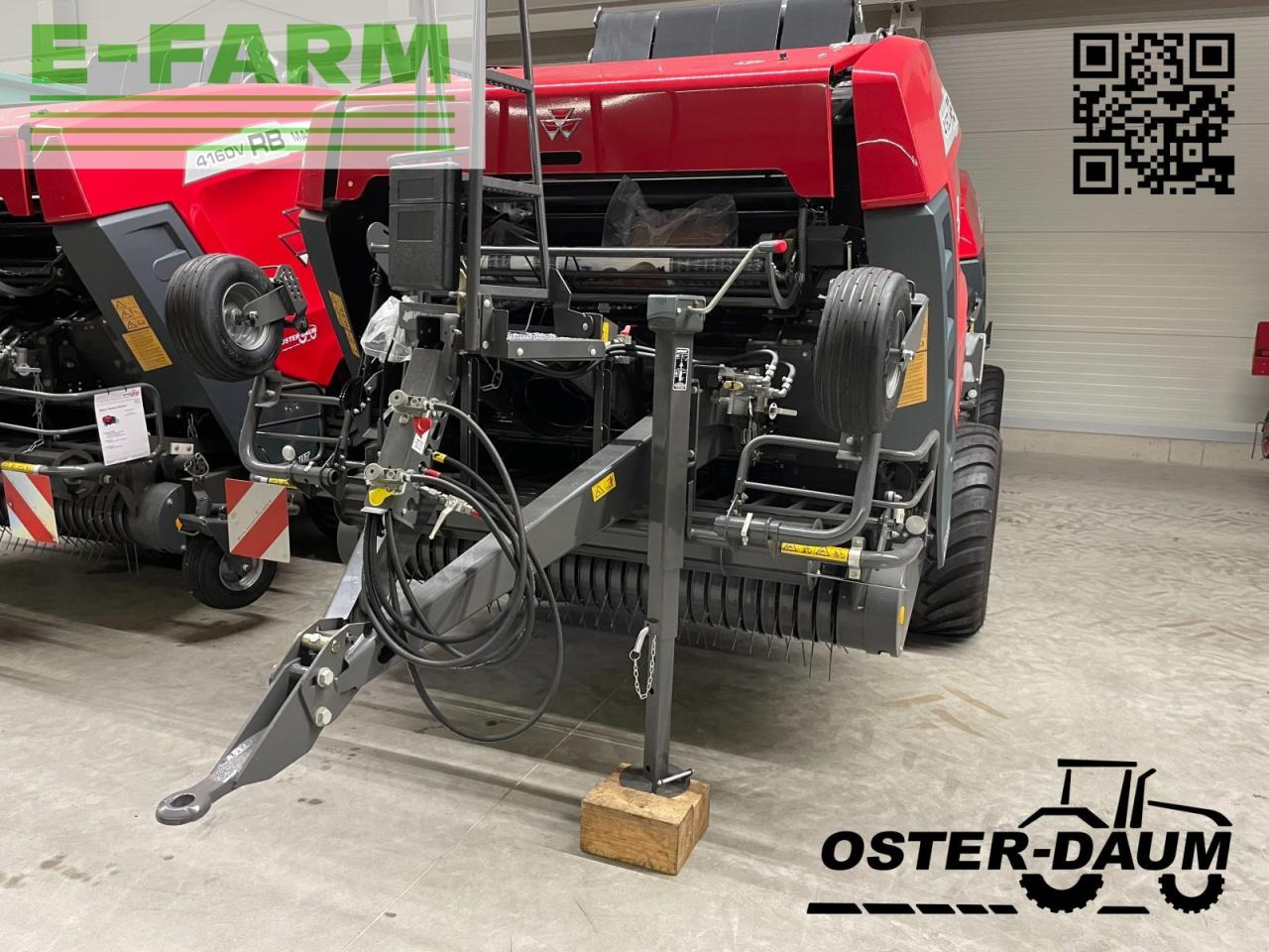Пресс-подборщик тюковый Massey Ferguson rb 4160 v xtra cut 13 messer: фото 6