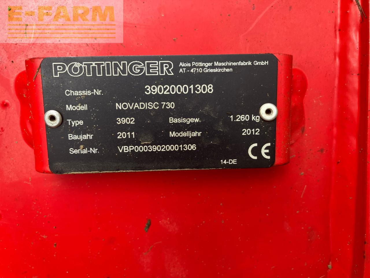 Косилка Pöttinger Nova Disc 730: фото 17 Косилка Pöttinger Nova Disc 730: фото 17