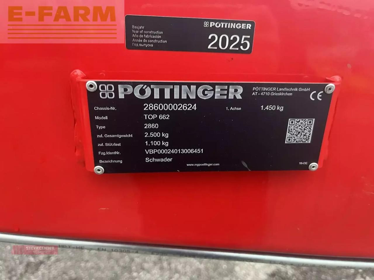 Pöttinger top 662 - Сеноворошилка: фото 4 Pöttinger top 662 - Сеноворошилка: фото 4