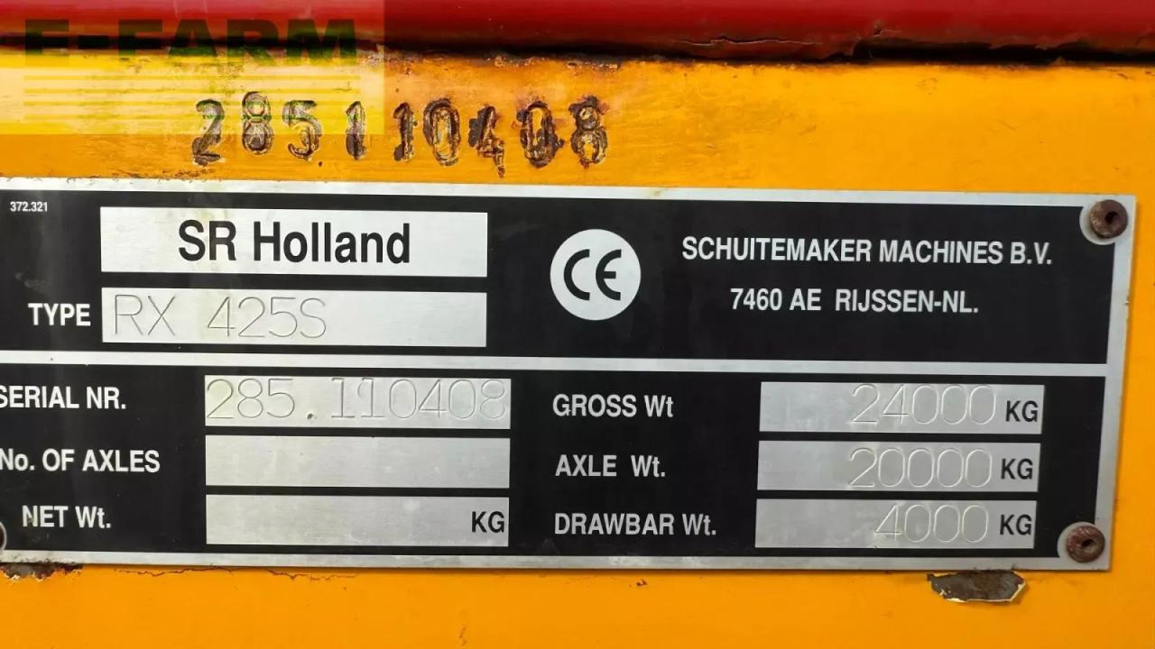 Schuitemaker SR Holland rapide 2085 - Самозагружающийся прицеп: фото 5 Schuitemaker SR Holland rapide 2085 - Самозагружающийся прицеп: фото 5