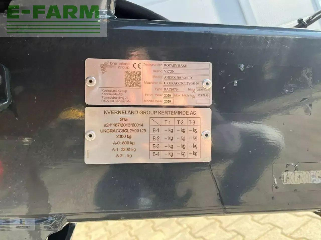 Сеноворошилка Vicon andex 705 vario: фото 7