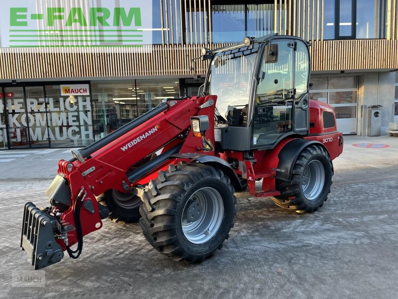 Телескопический фронтальный погрузчик Weidemann 3070cx80 teleradlader 3100h, 30km/h 100l hydr.: фото 25