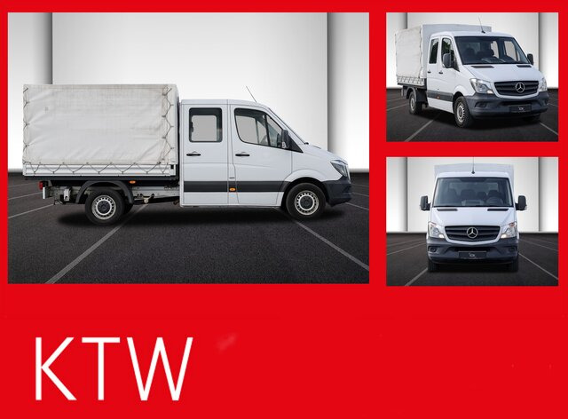 MERCEDES-BENZ Sprinter 214 CDI DOKA Pritsche,Klima,EURO6 - Тентованный фургон, Грузопассажирский фургон: фото 1 MERCEDES-BENZ Sprinter 214 CDI DOKA Pritsche,Klima,EURO6 - Тентованный фургон, Грузопассажирский фургон: фото 1