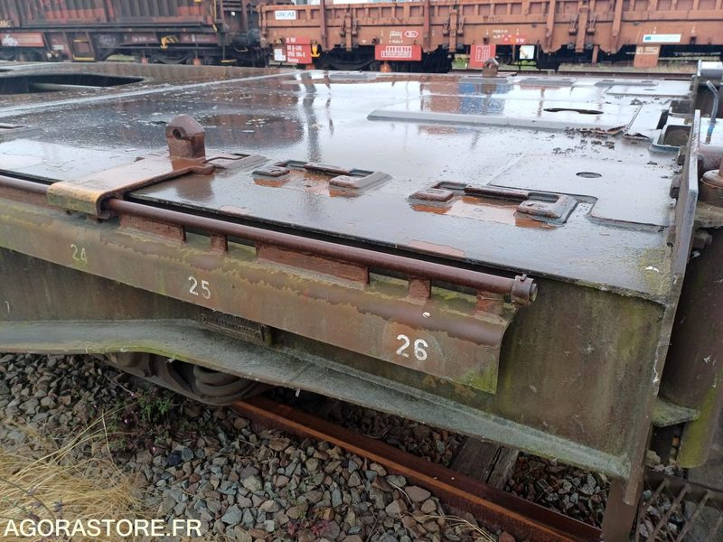 Wagon plat intermodal type Sggnss – modèle 6432B0-4, 72 pieds - 2004 (ref 1488) - Другая техника: фото 4 Wagon plat intermodal type Sggnss – modèle 6432B0-4, 72 pieds - 2004 (ref 1488) - Другая техника: фото 4