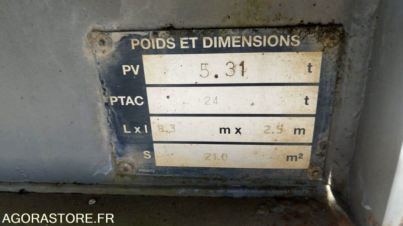 Прицеп REMORQUE - SAMRO REMORQUE 3ESS PLATEAU - 2004 - BG-713-LR: фото 6 Прицеп REMORQUE - SAMRO REMORQUE 3ESS PLATEAU - 2004 - BG-713-LR: фото 6