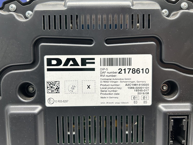 DAF instrument cluster UK version - Приборная панель для Грузовиков: фото 4 DAF instrument cluster UK version - Приборная панель для Грузовиков: фото 4