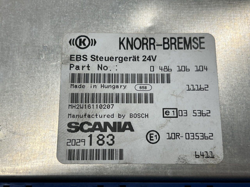 KNORR-BREMSE EBS - Блок управления для Грузовиков: фото 4 KNORR-BREMSE EBS - Блок управления для Грузовиков: фото 4