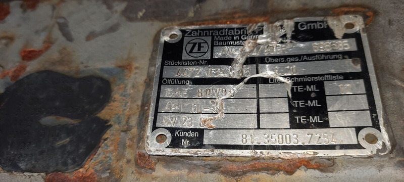 ZF Eaton Неоплан 660.4.22 Мерседес 407. Citara-2.84 DAF-1339G.2.93 - Задняя ось: фото 4 ZF Eaton Неоплан 660.4.22 Мерседес 407. Citara-2.84 DAF-1339G.2.93 - Задняя ось: фото 4