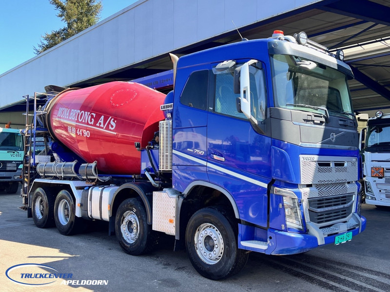 Volvo FH 750 Liebherr 9m3, Conveyer 12+4+1 (Quick coupler!) - Автобетоносмеситель: фото 1 Volvo FH 750 Liebherr 9m3, Conveyer 12+4+1 (Quick coupler!) - Автобетоносмеситель: фото 1