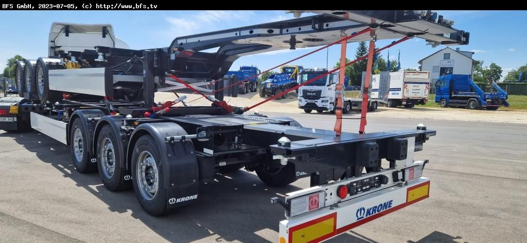Krone Container Chassi SDC 27 eLTU5-2 - Полуприцеп-контейнеровоз/ Сменный кузов: фото 1 Krone Container Chassi SDC 27 eLTU5-2 - Полуприцеп-контейнеровоз/ Сменный кузов: фото 1