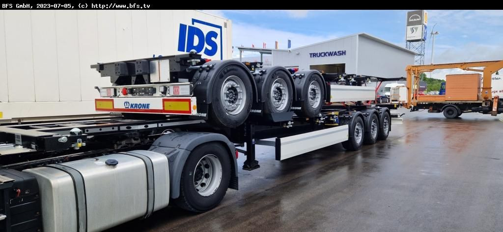 Krone Container Chassi SDC 27 eLTU5-2 Krone Container Chassi SDC 27 eLTU5-2 - Полуприцеп-контейнеровоз/ Сменный кузов: фото 3 Krone Container Chassi SDC 27 eLTU5-2 Krone Container Chassi SDC 27 eLTU5-2 - Полуприцеп-контейнеровоз/ Сменный кузов: фото 3