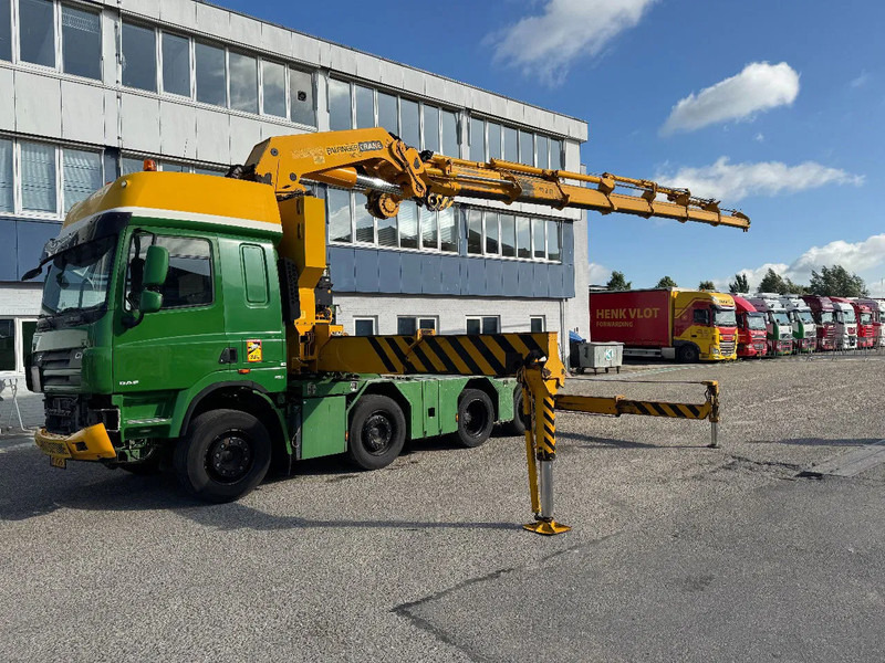 DAF CF 85.410 8X2 EURO 5 PALFINGER PK100002 + REMOTE CONTROL TÜV TILL 01-2026 - Автоманипулятор: фото 1 DAF CF 85.410 8X2 EURO 5 PALFINGER PK100002 + REMOTE CONTROL TÜV TILL 01-2026 - Автоманипулятор: фото 1
